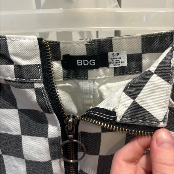 Urban outfitters checkered denounced mini skirt - Picture 3 of 3